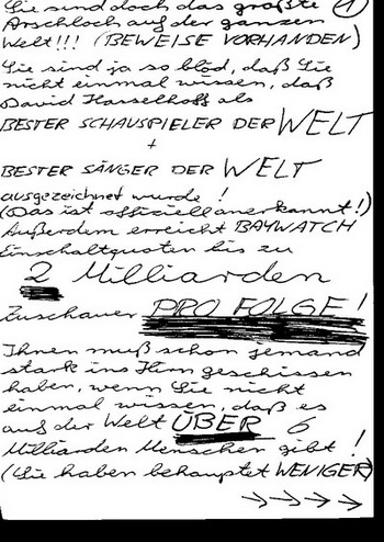 Wo wir gerade bei Hasselhoff sind…