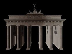 3D-Modell Brandenburger Tor