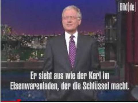 Letterman bei BILD Letterman bei BILD